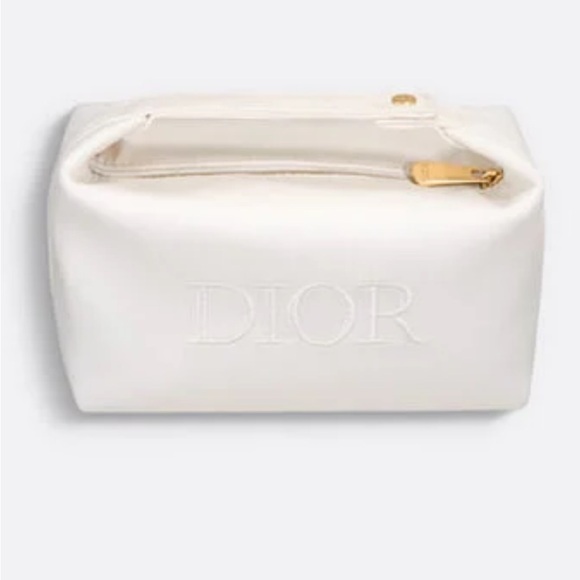 DIOR White Makeup Travel Accessory Bag, New in Box - Picture 2 of 7